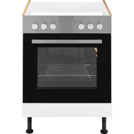 OPTIFIT Herdumbauschrank Parma 60 x 58,4 x 87 cm Weiß