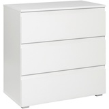 Finori Kommode weiß 3 Schubladen, 80x80x45 cm, Wohnzimmer, Kommoden & B/H/T ca. 80,00x80,00x45,00