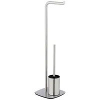 Wenko WC-Garnitur Iria Silber