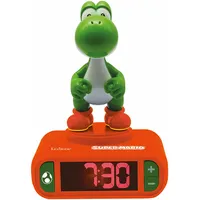 Lexibook Lexibook, Super Mario, Yoshi Nachtlicht-Wecker, Klänge und Melodien,