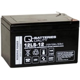 Quality Batteries Q-Batteries 12LS-12 F1 12V 12Ah Blei-Vlies-Akku / AGM VRLA mit VdS