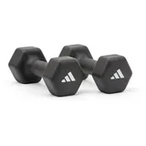 adidas Kurzhantel 1 kg Neopren schwarz