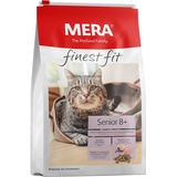 Mera Finest fit Senior 8+, Katzenfutter trocken für ältere Katzen ab 8 Jahren, Trockenfutter aus frischem Geflügel und Reis, gesundes Futter mit Glucosamin, ohne Zucker 1,5 kg