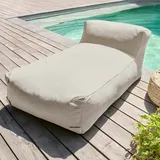 Oviala Chaiselongue für modulare Gartenmöbel Sand