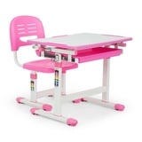 Kinderschreibtisch Set Tisch Stuhl Sitz Zimmer Schule höhenverstellbar pink