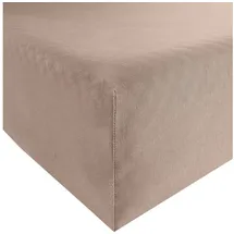 BASSETTI Spannbettlaken Jersey-Baumwolle 180 x 200 - 200 x 220 cm taupe