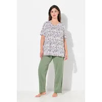 Ulla Popken Pyjama in khaki | Gr.: 42-44