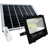 tempo di saldi LED-Strahler 200 W SMD mit Solarpanel Dämmerungssensor und Fernbedienung