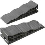 Froli Stufenkeil 2er Set 17,3 x 13 x 53 cm Schwarz