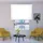 STORESDECO Lichtdurchlässig Rollo 160 x 180 cm weiß