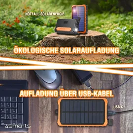 4smarts Solar Powerbank Prepper 12000mAh