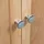 vidaXL Eckschrank 80x33,5x78 cm Massivholz Eiche
