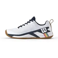 Wilson Rush Pro 4.5 Clay White/Navy Blazer - Gum1a, 42 EU