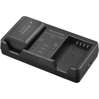 OM System SBCX-1 Ladegerät + Akku