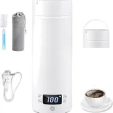 Reise Wasserkocher Klein 500ml Edelstahl tragbar Automatik Thermostat Camping
