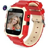 Mingfuxin 4G Kinder Smart Watch für Jungen Mädchen, Wasserdichtes Smartwatch-Telefon mit GPS-Tracker WiFi-Videoanruf SOS-Kamera-Armbanduhr für Kinder 3-14 Geburtstag Weihnachten Geschenke