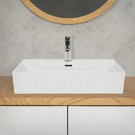 ECD Germany LuxeBath Aufsatzwaschbecken 60,5 x 36,5 cm