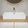 ECD Germany LuxeBath Aufsatzwaschbecken 60,5 x 36,5 cm
