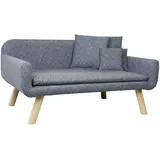 Silvio Design Hundesofa Cora 100 x 65 cm grau