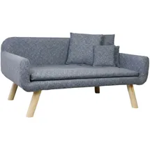 Silvio Design Hundesofa Cora 100 x 65 cm grau