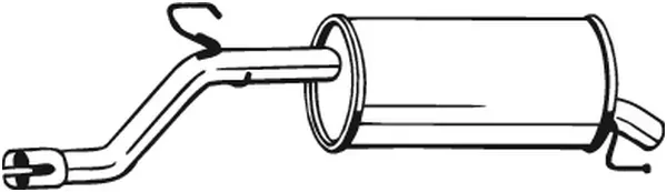 BOSAL Endschalldämpfer 185683 für Vaughall