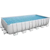 BESTWAY Power Steel Frame Pool Set 732 x 366 x 132 cm inkl. Filterpumpe