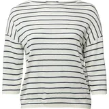 QS Strickpullover Blau / Creme 50
