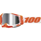 100% Racecraft 2 Wintersportbrille Schwarz, Orange Unisex, Transparent