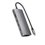 Satechi USB-C Multiport Adapter 8K mit Ethernet V3 Adapter Space Grau