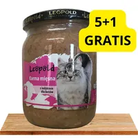 Leopold Fleischfutter mit Pute für Katzen 6x500g (Dose)