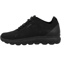 GEOX Damen D SPHERICA A Sneaker, Black/Black, 37