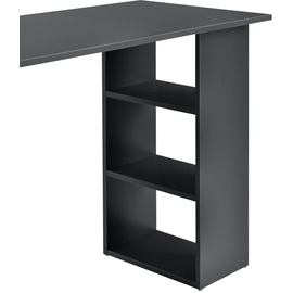 [en.casa] Schreibtisch dunkelgrau
