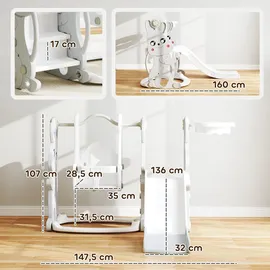 aiyaplay Kinderschaukel & Kinderrutsche Set Kunststoff