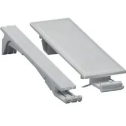 Hager S30N Abdeckclip (Satz), 10x18mm/2x9mm, RAL9010