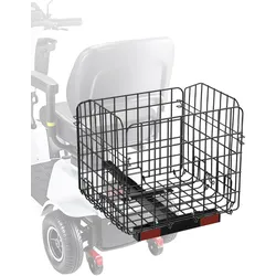 VEVOR Heckkorb Korb hinten Elektromobil Seniorenmobil Mobilitätshilfe 45x45x39cm