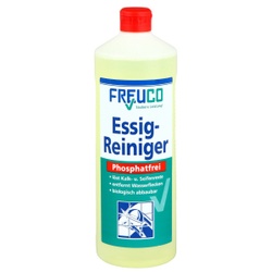 Freuco Essigreiniger, der ideale Reiniger für Küche, Bad und WC, 1000 ml - Flasche
