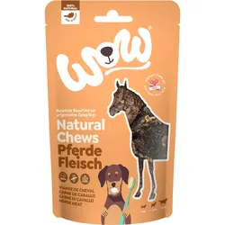 WOW Hundesnack Natural Chews Pferdefleisch