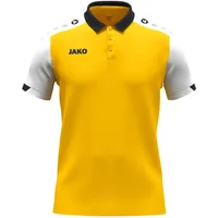 Jako Kinder Poloshirt Dynamic gelb/weiß/schwarz, 140