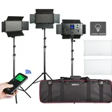 Viltrox VL-D640T LED-Licht Triple Kit