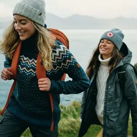 Fjällräven Damen Övik Knit Roller Neck Pullover (Größe M, oliv)