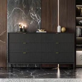 lookway SIDEBOARD CORTADO KS154 MIT SCHUBLADEN SCHWARZ