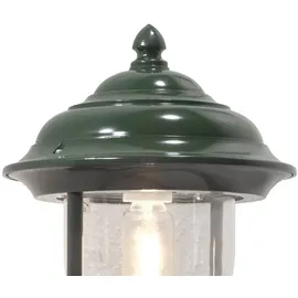 Konstsmide 2er-Set stehende Wandleuchte Laterne PARMA Aluminium grün, E27, IP43