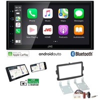 JVC Autoradio Apple CarPlay Android für Renault Trafic III mit CD Connect / Navi