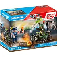 Playmobil City Action Starter Pack Polizei Gefahrentraining 70817