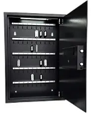 Pavo Schlüsselschrank 50 Haken Elektronisch Dunkelgrau