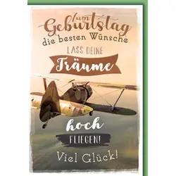 Geburtstagskarte Flugzeug 5510037