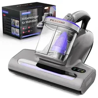 Handstaubsauger Matratzen Handstaubsauger,15 KPa, UV-C-Licht, Entfernung von Staubmilben mit Beutel, Bakterien, Allergenen, Milbensauger für Matra...