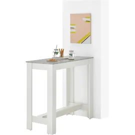 Stolkom Modesto Bartisch 115 x 103 x 50 cm Beton/Weiß