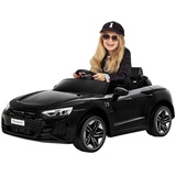 Actionbikes Motors Kinder-Elektroauto Audi RS e-tron GT, lizenziert, 6 V, Fernbedienung, LEDs, Soundmodul, Soft-Start (Schwarz)