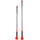 Pure2Improve Pure 2Improve Unisex Tempo Trainer 40 Zoll. Schwarz Rot. Länge: 100cm
